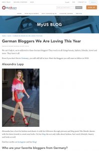 19 Best German Bloggers We Are Loving Right Now - myus-com - 2018 04 10 - Alexandra Lapp - found on https://www.myus.com/blog/top-german-bloggers/