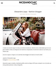 Alexandra Lapp fashion blogger - Niceandchic Magazine - 2017 10 - found on http://www.niceandchic.com/lovely-pepa/