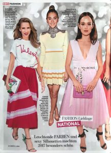 BUNTE 2018 Nr. 41 Page 54 - Leuchtende Farben und sexy Solhouetten - Alexandra Lapp
