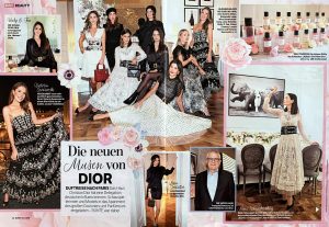 BUNTE - 2018 12 19 - Nr. 52 Page 62-63 - Die neuen Muster von Dior - Alexandra Lapp