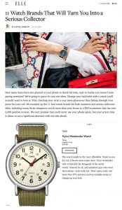Best Watch Brands for Women - 10 Investment Watch Brands For Women - ELLE - elle.com - 2019 07 12 - Alexandra Lapp - found on https://www.elle.com/fashion/shopping/g28376042/best-watch-brands-for-women/?slide=1