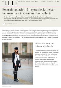 Botas de agua: los 15 mejores looks de las famosas para inspirar tus días de lluvia - ELLE Spain - elle.com/es - 2021 01 20 - Alexandra Lapp - found on https://www.elle.com/es/star-style/el-estilo-de/g35250299/botas-de-agua-mujer-hunter-looks-famosas/
