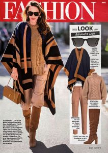 Bunte Germany - No. 46 page 46 - 2020 11 20 - Fashion: Der Look von Alexandra Lapp - Alexandra Lapp