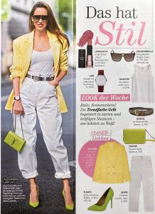 Closer Germany - No. 28 - 2020 06 24 - Das hat Stil - Look der Woche - Trendfarbe Gelb - Alexandra Lapp