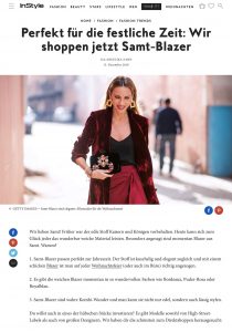 Die schönsten Samt-Blazer für Weihnachten - InStyle - instyle.de - 2018 12 13 - Alexandra Lapp - found on https://www.instyle.de/fashion/samt-blazer-shoppen