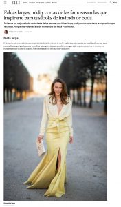 Faldas largas midi y cortas para tus looks de invitada de boda - ELLE.es - 2019 04 22 - Alexandra Lapp - found on https://www.elle.com/es/star-style/el-estilo-de/a27163369/faldas-largas-midi-cortas-invitada-boda/