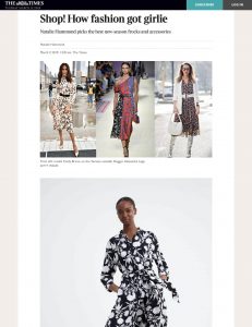How fashion got girlie - The Times Magazine - thetimes co uk - 2019 03 02 - Alexandra Lapp - found on https://www.thetimes.co.uk/article/shop-how-fashion-got-girlie-k5w88h957