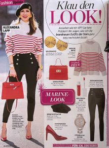 InTouch Germany . No. 17 page 36 - 2021 04 21 - Fashion-Update - Klau den Look - Marine Look - Alexandra Lapp