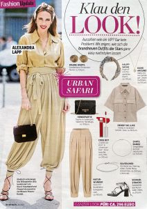 InTouch Germany - No. 24 page 36 - 2021 06 09 - Fashion Update - Klau den Look - Fashion Safari - Alexandra Lapp