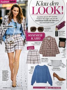InTouch Germany - No. 30 - 2020 07 16 page 36 - Klau den Look: Sommer-Karo - Alexandra Lapp