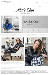 Kunstleder Love - marc-cain.com - 2020 04 - Alexandra Lapp