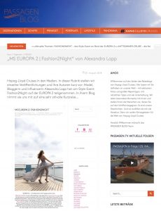 MS EUROPA 2 - Fashion 2 Night von Alexandra Lapp - hl-cruises de - 2018 08 25 - Alexandra Lapp - found on http://www.hl-cruises.de/blog/ms-europa-2-fashion2night-von-alexandra-lapp/18035/