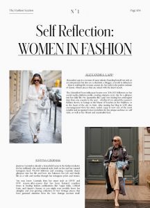 Miuse Issue - No. 1 - Page 105 - 2020 05 - Self Reflection Women in fashion - Alexandra Lapp
