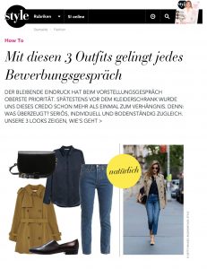 Mit diesen 3 Outfits gelingt jedes Bewerbungsgespräch - style-magazin Swiss - 2018 01 20 - Alexandra Lapp - found on https://style-magazin.ch/fashion/how-to-3-outfits-fuers-bewerbungsgespraech