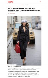Moda 2019 asi se lleva el tweed si quieres que rejuvenezca - hola com - 2019 02 20 - Alexandra Lapp - found on https://www.hola.com/moda/tendencias/galeria/20190220137710/moda-2019-como-llevar-tweed-look-informal/3/?viewas=amp