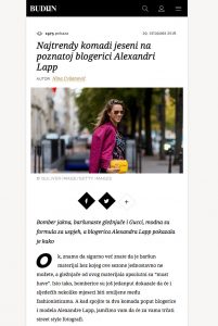 Najtrendy komadi jeseni na poznatoj blogerici Alexandri Lapp - budiin - 2017 05 - Aleandra Lapp - found on http://budiin.24sata.hr/moda/najtrendy-komadi-jeseni-na-poznatoj-blogerici-alexandri-lapp-13230