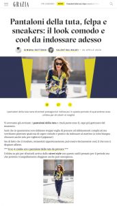 Pantaloni della tuta come indossare i jogger-pants in modo comodo e chic - Grazia Italia online - grazia.it - 2020 04 20 - Alexandra Lapp - found on https://www.grazia.it/moda/get-the-look/pantaloni-tuta-jogger-pants-come-indossare-sneakers-look
