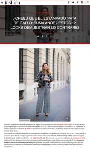 Pata de gallo 12 looks para llevar el estampado sin que te sume anos - Foto 1 - fashion-hola.com - 2019 10 27 - Alexandra Lapp - found on https://fashion.hola.com/tendencias/galeria/2019102768313/pata-de-gallo-estampado-looks-street-style/1/
