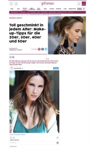 Perfekt geschminkt - Make-Up Tipps für die 20er 30er 40er 50er - gofeminin Germany online - 2018 05 13 - Alexandra Lapp - found on https://www.gofeminin.de/make-up/make-up-tipps-fuer-jedes-alter-s2536694.html