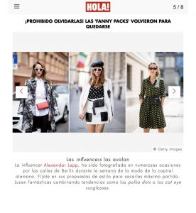 Prohibido olvidarlas Las fanny packs volvieron para quedarse Foto 5 - us.hola.com - 2019 01 04 - Alexandra Lapp - found on https://us.hola.com/moda/galeria/2019010415487/celebrities-fanny-packs-vv/5/?viewas=amp