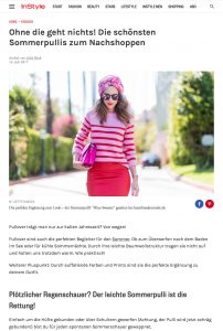 Sommerpullover - Die schönsten Teile gleich zum Nachshoppen - Instyle - 2017 07 - Alexandra Lapp - found on http://www.instyle.de/fashion/sommerpullover-2017-shoppen