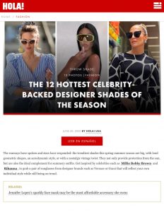 The 12 hottest celebrity-backed designer shades of the season - Photo 1 - us.hola.com - 2020 06 20 - Alexandra Lapp - found on https://us.hola.com/fashion/gallery/20200620fo7r6b0ehb/sunglasses-spring-summer-fashion-trends-sunglasses/1