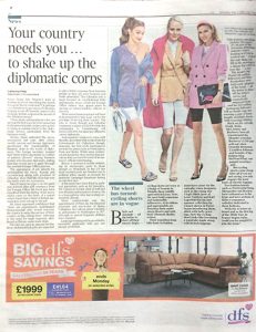 The Times Magazine - 2019 07 06 - Page 22 - The wheel has turned cycling shorts are in vogue - Alexandra Lapp