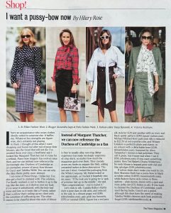 The Times Magazine - Times 2 - 2020 02 16 - Page 63 - i want a pussy bow now - Alexandra Lapp