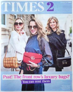 The Times Magazine - times2 - 2022 02 23 - Psst! the front rows luxury bags? - Alexandra Lapp