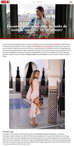 Vestidos de invitada inspirados por 10 influencers - Foto 1 - hola.com - 2020 04 05 - Alexandra Lapp - found on https://www.hola.com/novias/galeria/20200405164578/vestidos-invitadas-boda-instagram/11/