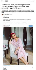 Vestidos faldas chaquetas y botas de tendencia en la rentree - ELLE Spain - elle.com/es - 2019 09 02 - Alexandra Lapp - found on https://www.elle.com/es/star-style/el-estilo-de/a28866805/vestidos-faldas-chaquetas-botas-tendencia-zara-mango-hym-stradivarius-bershka/