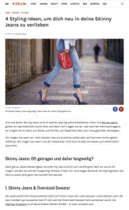 Vier neue Stylingideen für deine Skinny Jeans - INSTYLE - 2017 12 -Alexandra Lapp - found on http://www.instyle.de/fashion/neue-stylingideen-skinny-jeans