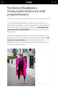 Wir sind ganz verrückt nach diesen 3 pinken Sommerstyles - Stylight Germany Online - stylight.de - 2020 07 18 - Alexandra Lapp - found on https://www.stylight.de/Magazine/Fashion/3-Knallpinke-Sommerstyles/