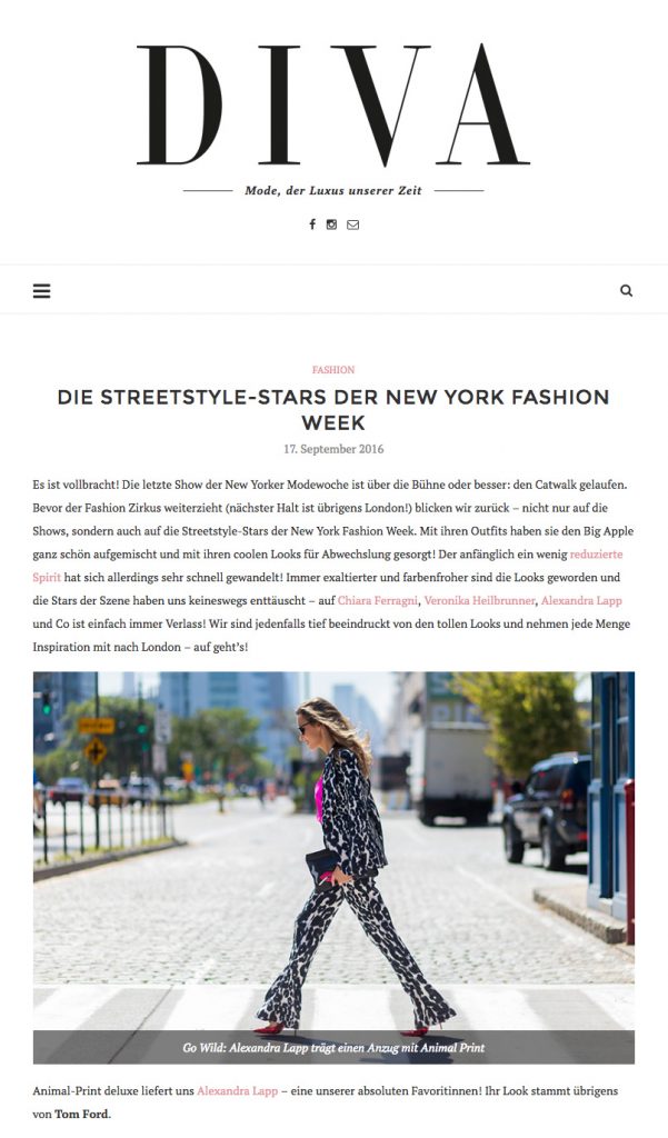 Alexandra Lapp, Christian Vierig, Dior, Gianvito Rossi, Jadicted, pink top, New York, NYFW, Prada, clutch, Suit, Tom Ford Alexandra Lapp Street Style at New York Fashion Week 2016 - Found on www.diva-online.at