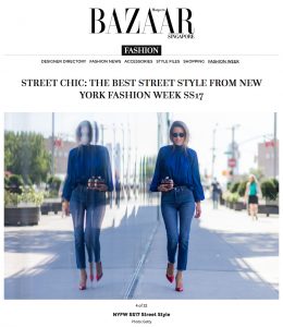 Alexandra Lapp Street Style at New York Fashion Week 2016 - Photo by Christian Vierig - Found on www.harpersbazaar.com.sg