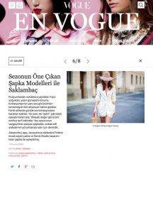 VOGUE Turkey online - vogue.com.tr - 2020 07 15 - Alexandra Lapp - found on https://vogue.com.tr/trend/sezonun-one-cikan-sapka-modelleri-ile-saklambac