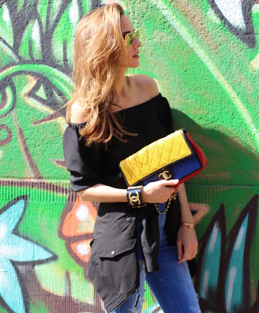 Alexandra Lapp wearing Theory, Zara, Chanel, Bernard Delettrez, Uniqlo