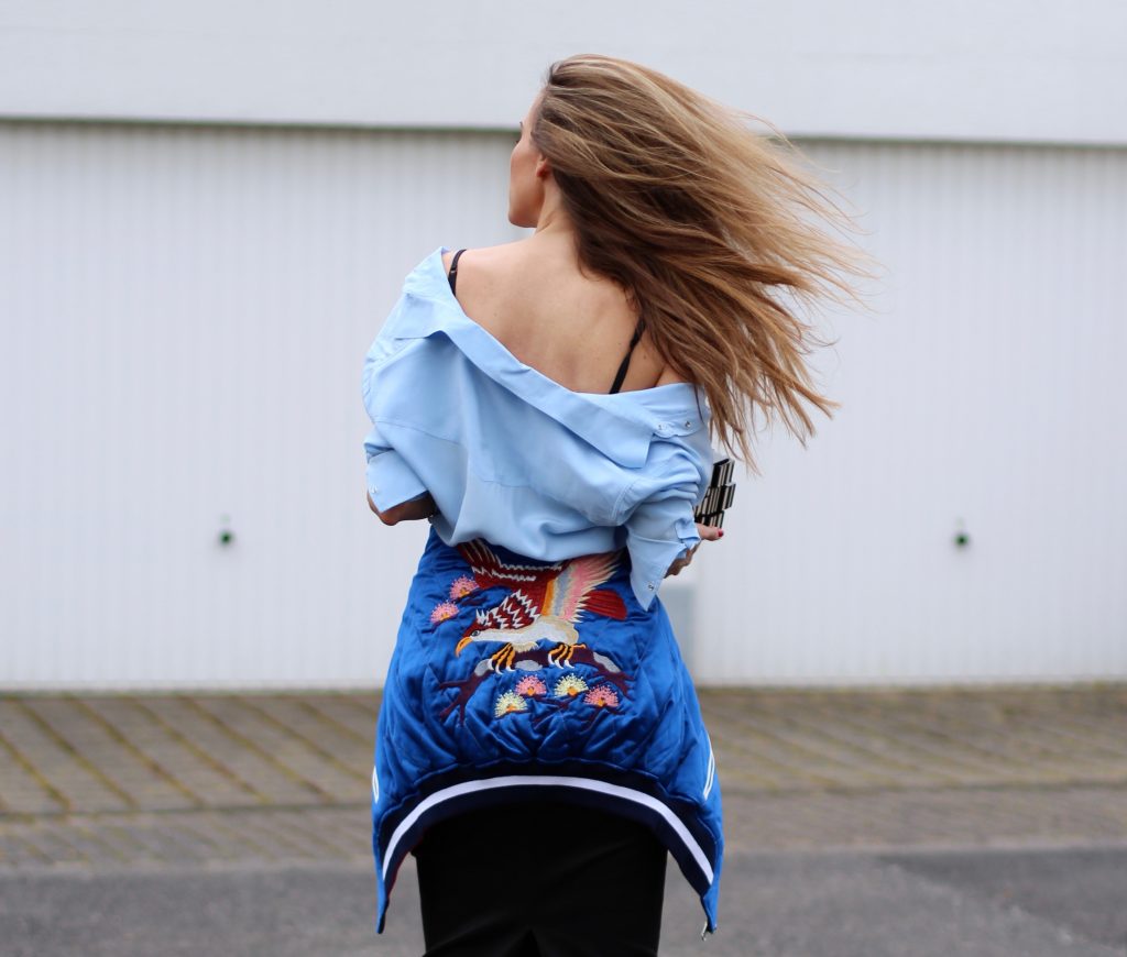 Alexandra Lapp wearing a pencil skirt from Joseph, Equipment, La Perla, Christian Louboutin, Chanel, Topshop