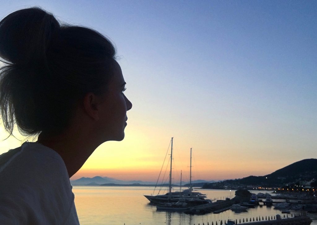 Alexandra Lapp at Albergo della Regina Isabella