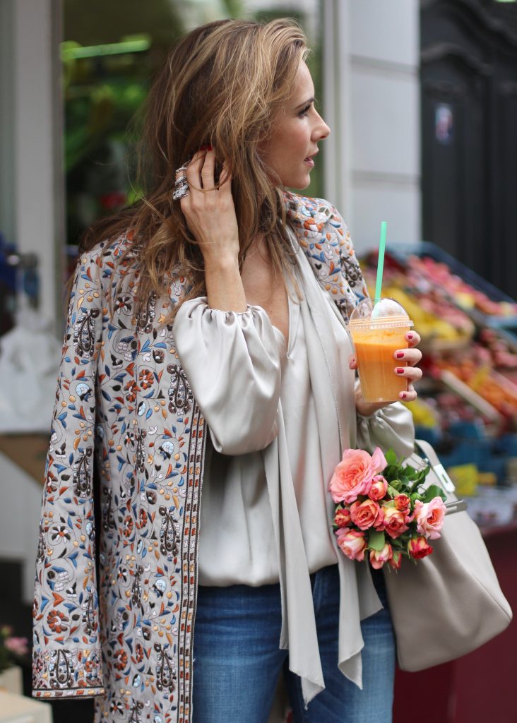 Steffen Schraut, True Religion, Manolo Blahnik, Hermès Alexandra Lapp wearing Steffen Schraut, True Religion, Manolo Blahnik, Hermès
