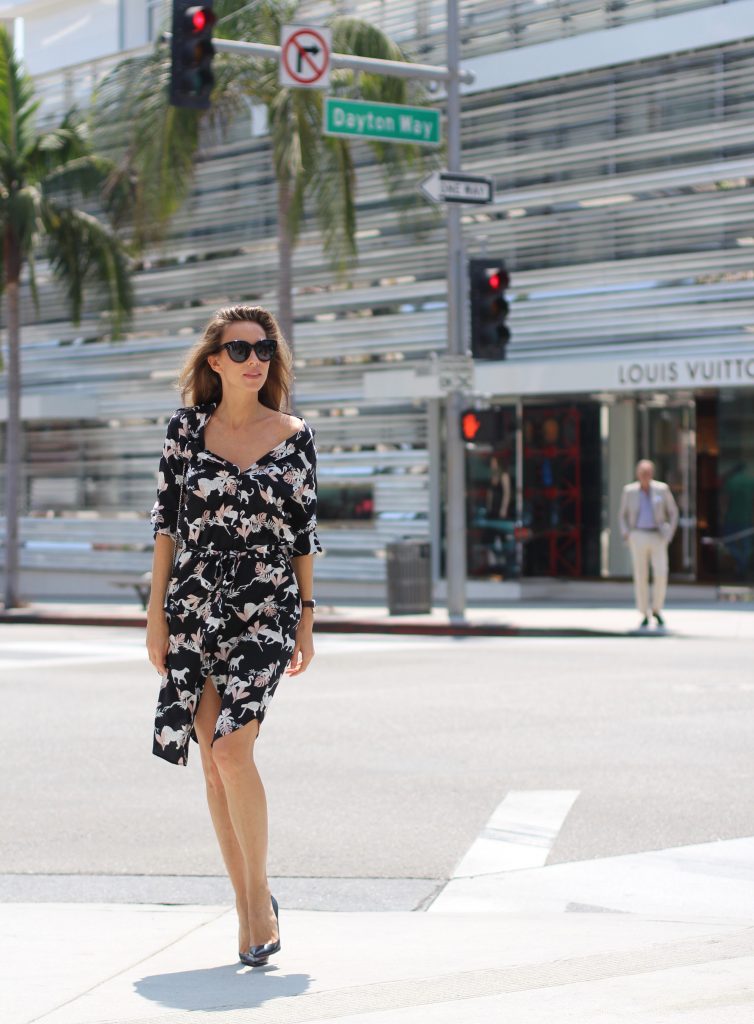 Alexandra Lapp wearing Jadicted, Celine, Christian Louboutin, Chanel on Rodeo Drive.