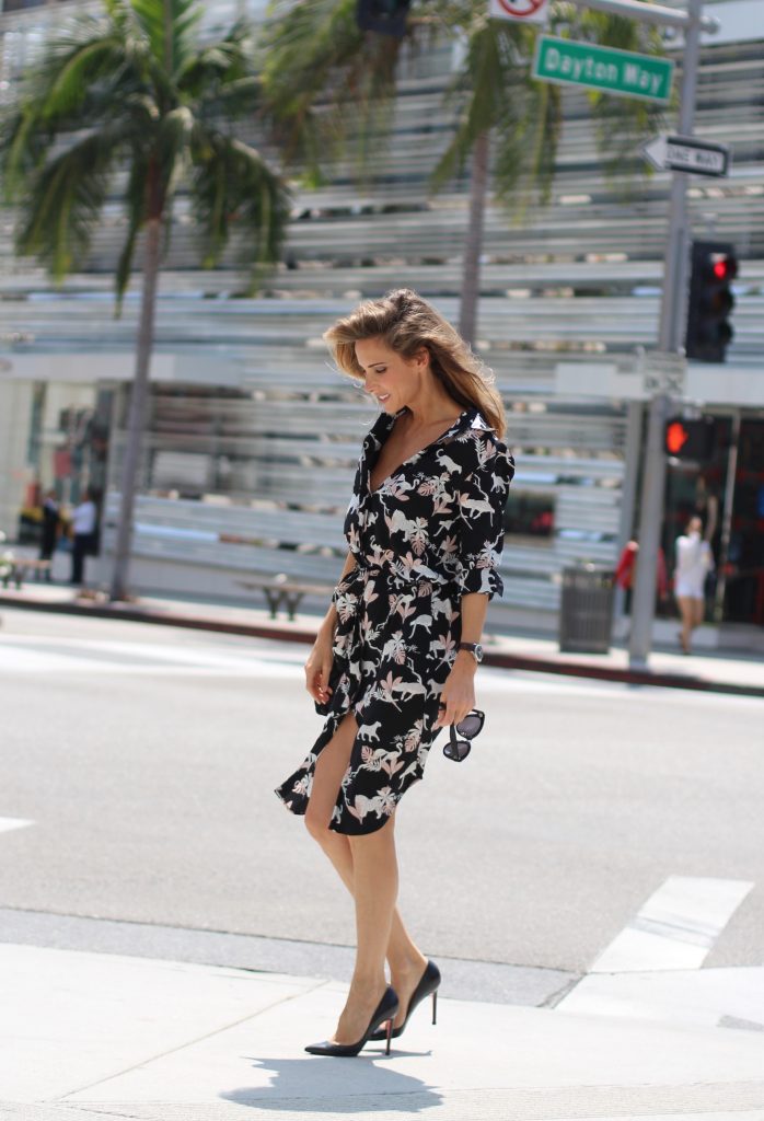 Alexandra Lapp wearing Jadicted, Celine, Christian Louboutin, Chanel on Rodeo Drive.
