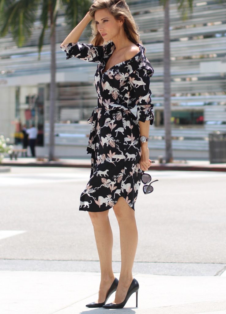 Alexandra Lapp wearing Jadicted, Celine, Christian Louboutin, Chanel on Rodeo Drive.