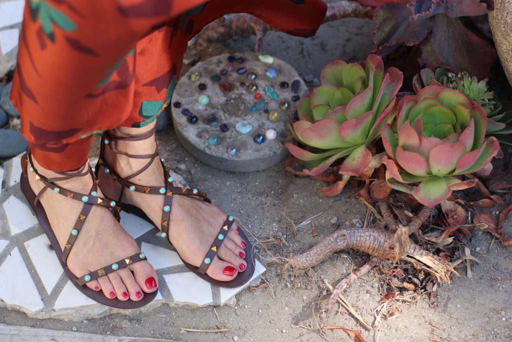 Alexandra Lapp wearing La Martina, IWC, Valentino, Hermes at the Venice Canal Los Angeles