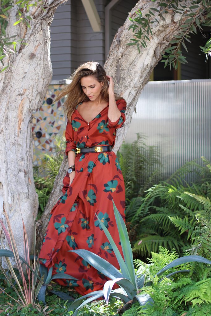 Alexandra Lapp wearing La Martina, IWC, Valentino, Hermes at the Venice Canal Los Angeles