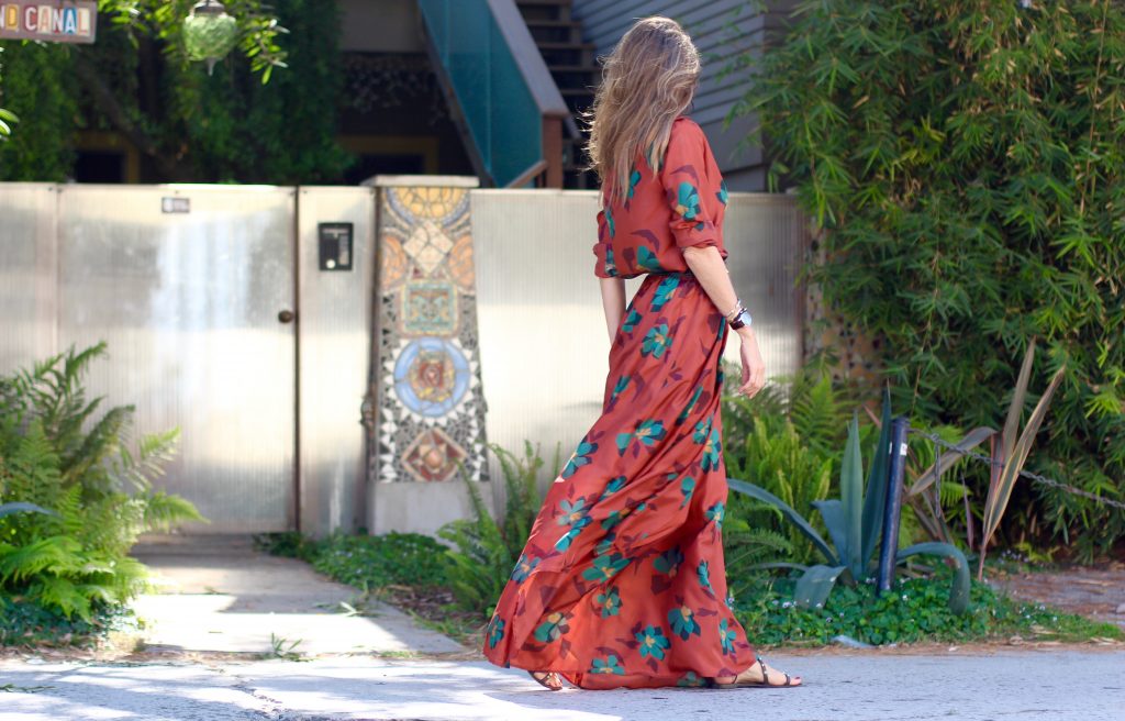 Alexandra Lapp wearing La Martina, IWC, Valentino, Hermes at the Venice Canal Los Angeles