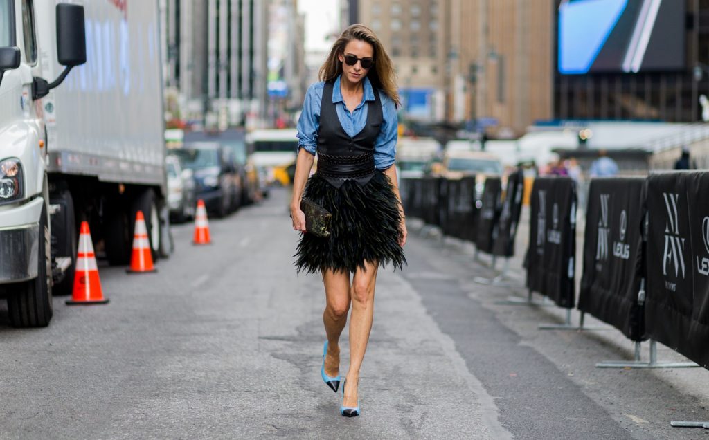 Tommy Hilfiger, Steffen Schraut, Richmond, Azzedine Alaïa, Saint Laurent, Prada, Monokel, NYFW, Tommy x Giggi, New York Alexandra Lapp wearing Tommy Hilfiger, Steffen Schraut, Richmond, Azzedine Alaïa, Saint Laurent, Prada, Monokel Eyewear during NYFW at Tommy x Giggi Show in New York.