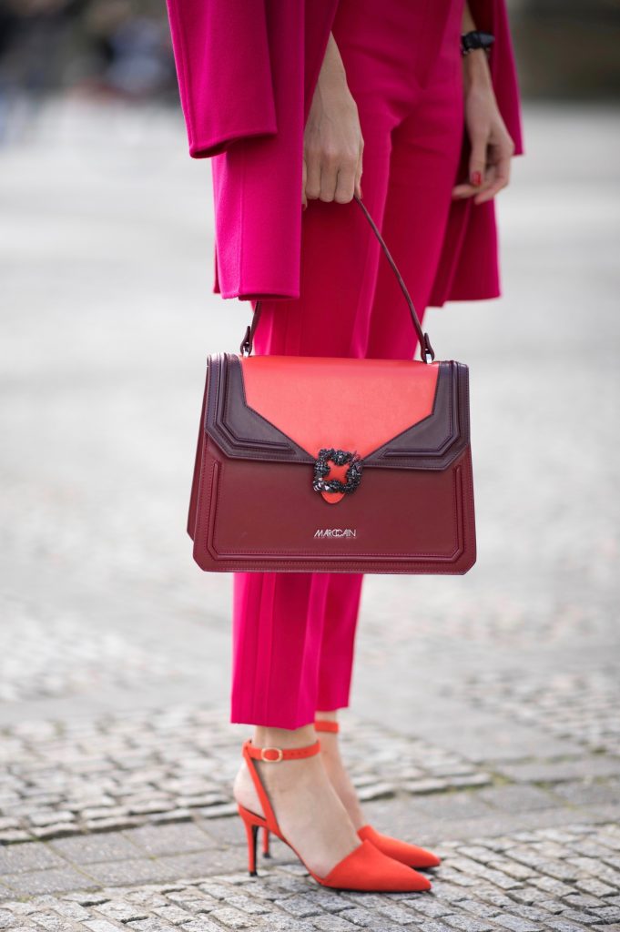BERLIN, GERMANY - JULY 04: Alexandra Lapp seen wearing a outfit from Marc Cain in the streets of Berlin befoe the Marc Cain Fashion Show Summer/Spring 2018 on July 4, 2017 in Berlin, Germany. (Photo by Timur Emek/Getty Images for Marc Cain) *** Local Caption *** Alexandra Lapp