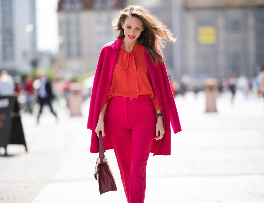 BERLIN, GERMANY - JULY 04: Alexandra Lapp seen wearing a outfit from Marc Cain in the streets of Berlin befoe the Marc Cain Fashion Show Summer/Spring 2018 on July 4, 2017 in Berlin, Germany. (Photo by Timur Emek/Getty Images for Marc Cain) *** Local Caption *** Alexandra Lapp