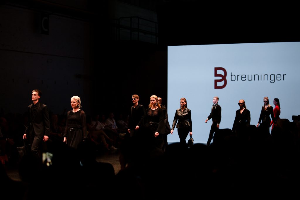 Fashion Show at Breuninger meets Platform-Fashion on July 21st 2017 in Düsseldorf, Germany.